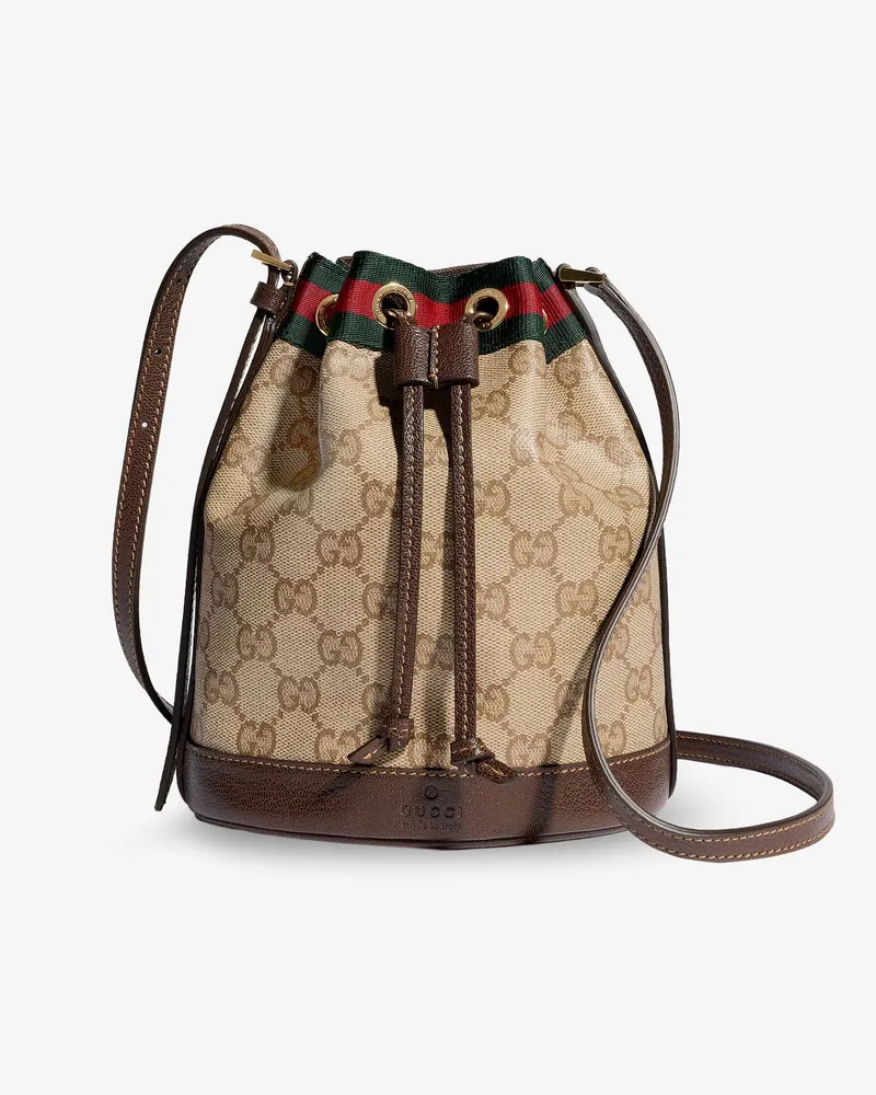 Gucci GG Supreme Fabric Mini Bucket Bag -  - gender_Woman Beige