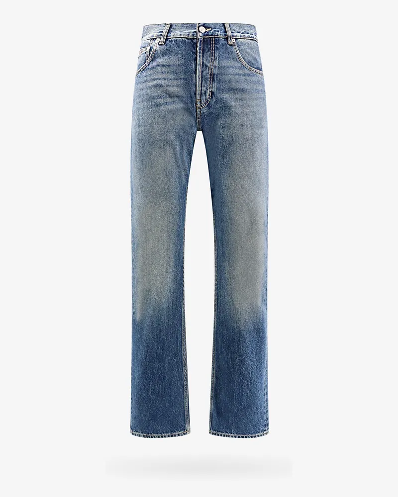 Alexander McQueen Five pockets cotton jeans -  - gender_Man Blue