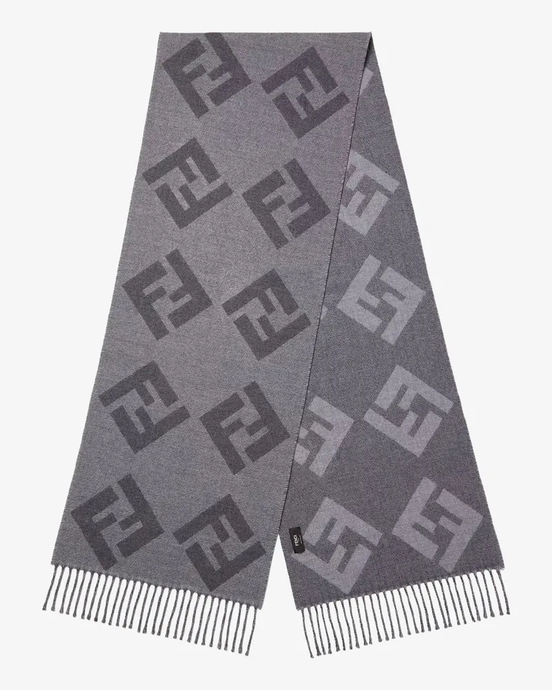 Fendi Wool scarf -  - gender_Man Grey