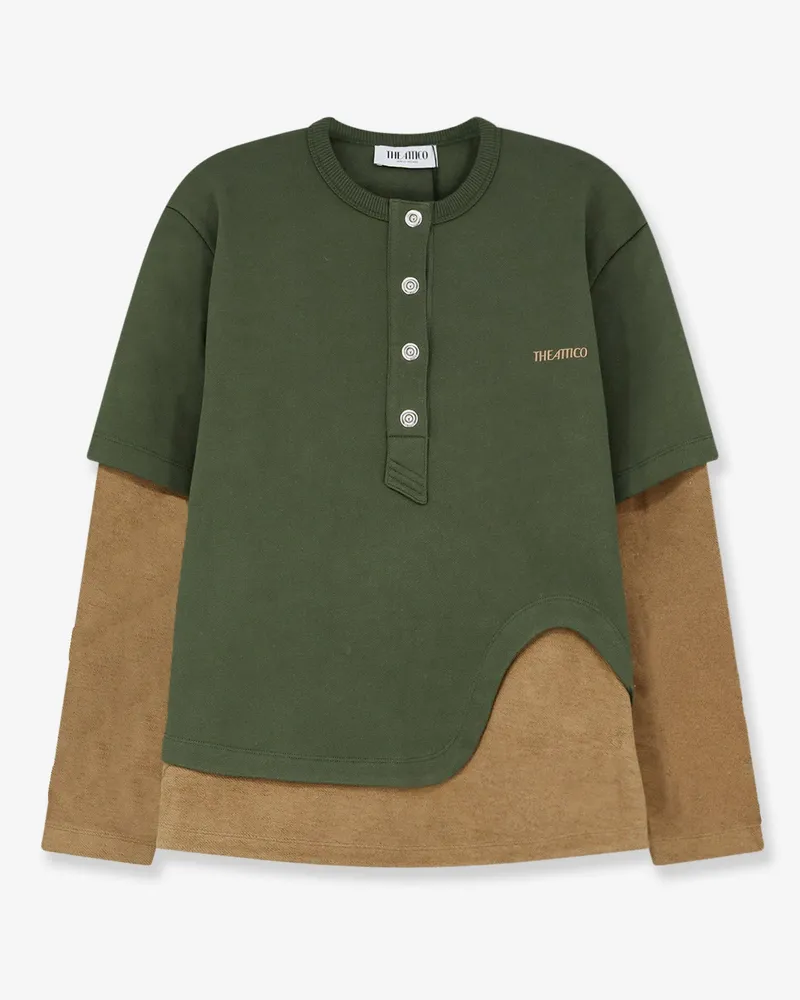 ATTICO Cotton sweatshirt -  - gender_Woman Green
