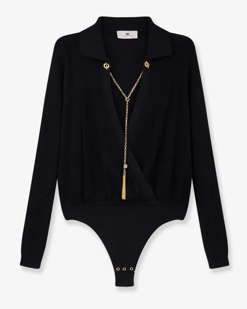 Elisabetta Franchi Viscose blend body -  - gender_Woman Black