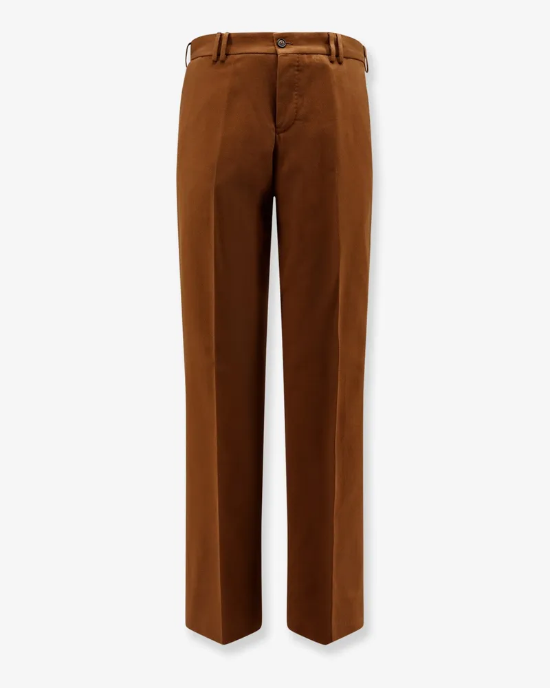 PT TORINO Michael Reworked cotton trousers -  - gender_Man Brown