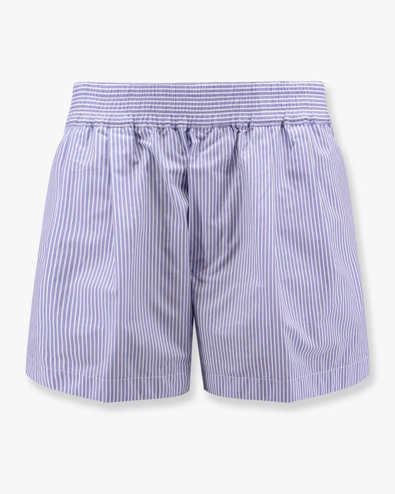 Dsquared2 Summer Lovers cotton popeline shorts - DSQUARED2 - gender_Woman Blue
