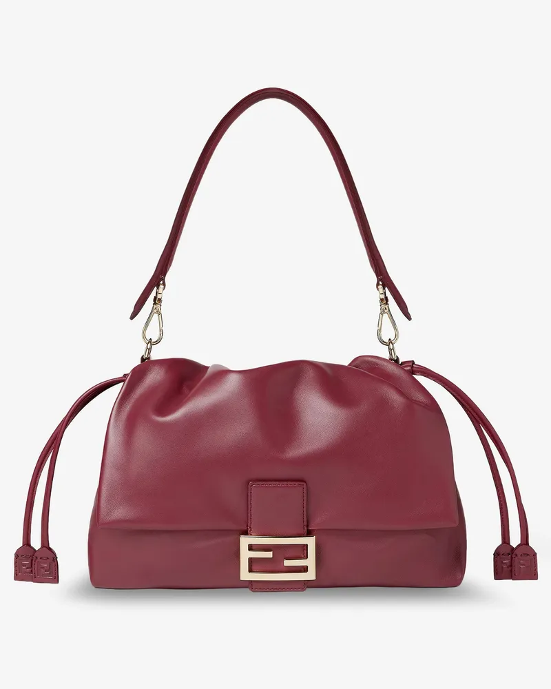 Fendi Large Soft Leather Baguette Bag -  - gender_Woman Red