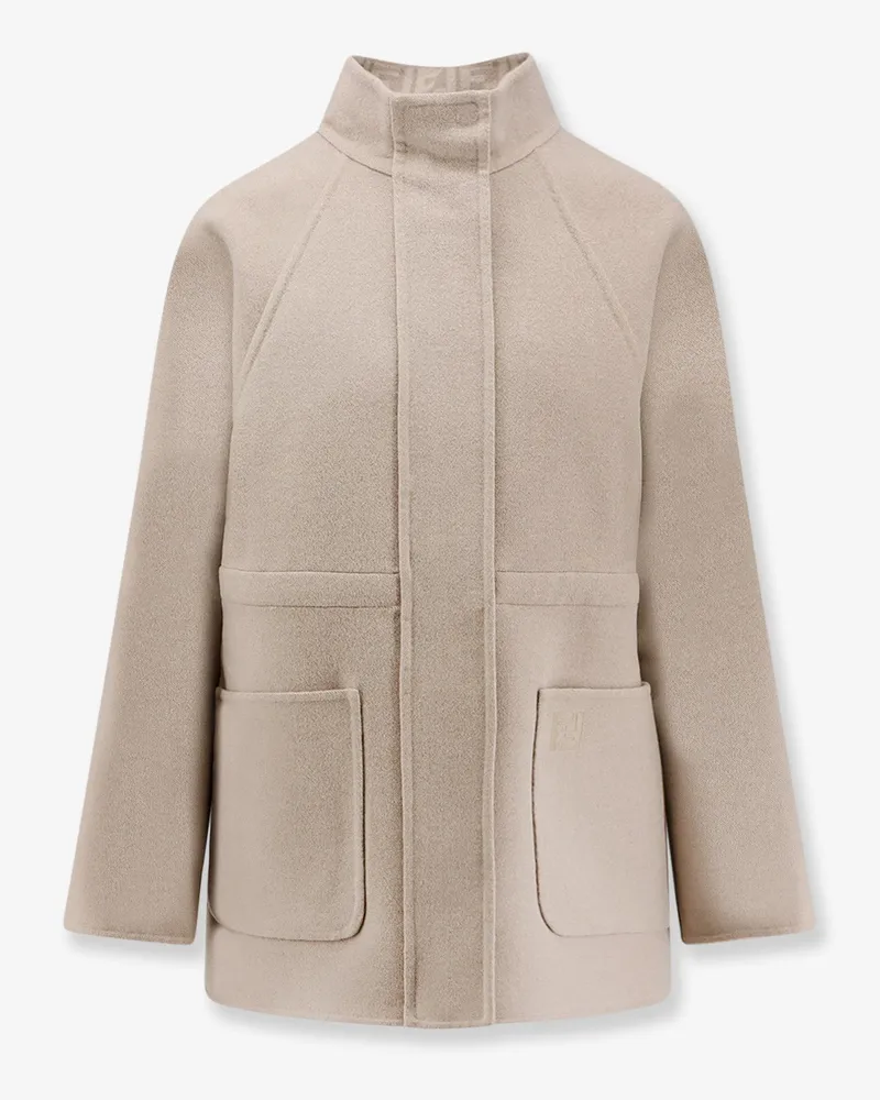 Fendi Virgin wool coat -  - gender_Woman Beige