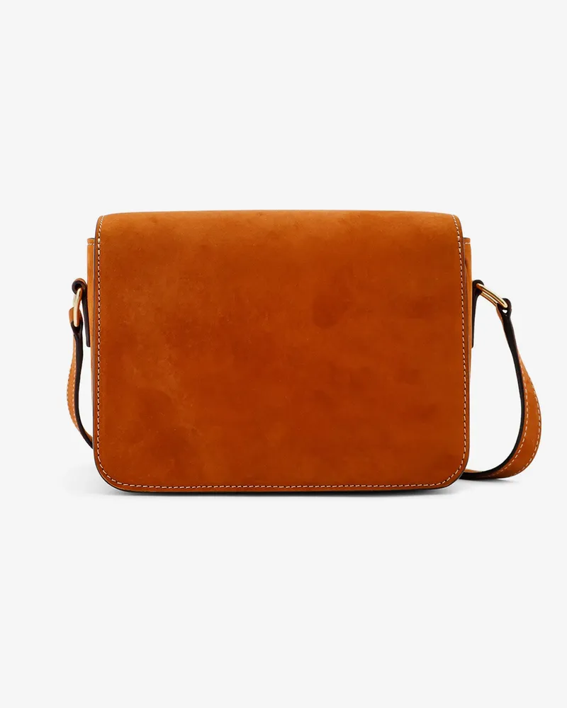 Celine Teen Triomphe suede shoulder bag -  - gender_Woman Brown