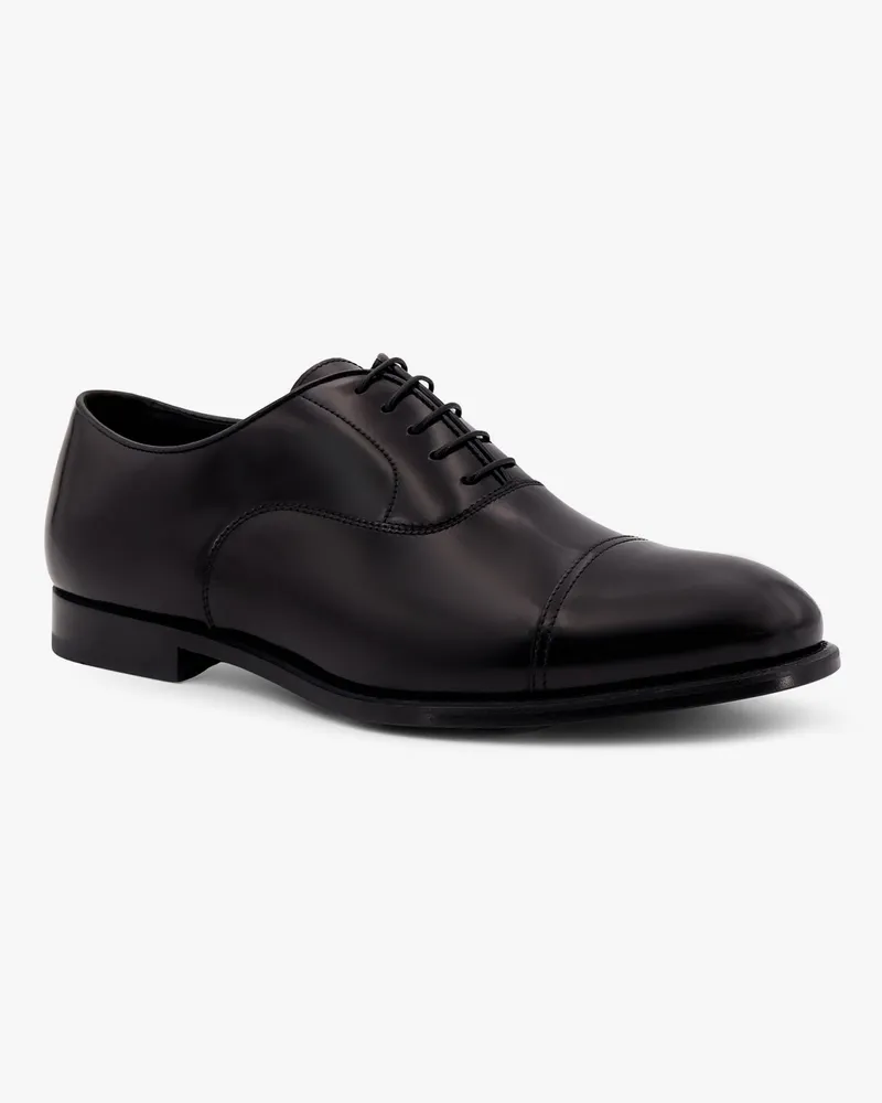 Doucal´s leather Oxford shoes -  - gender_Man Black