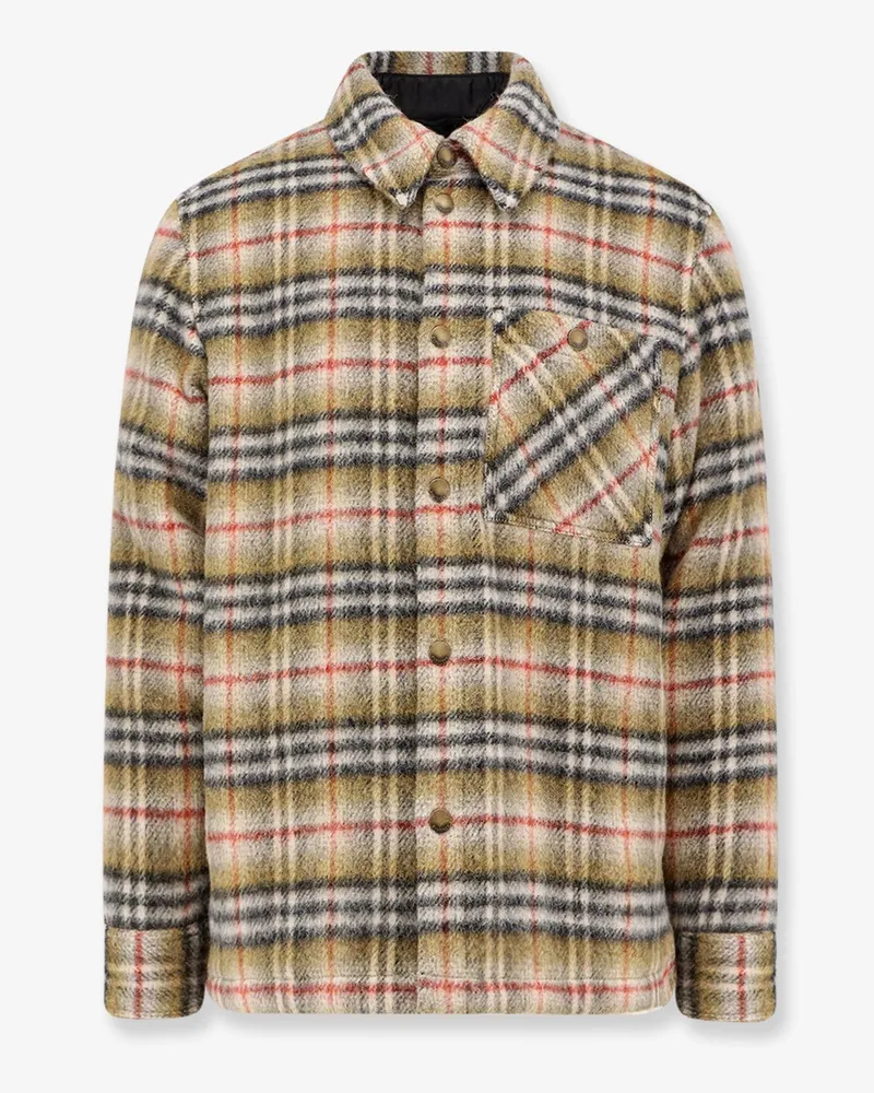 Burberry Madras wool jacket -  - gender_Man Beige