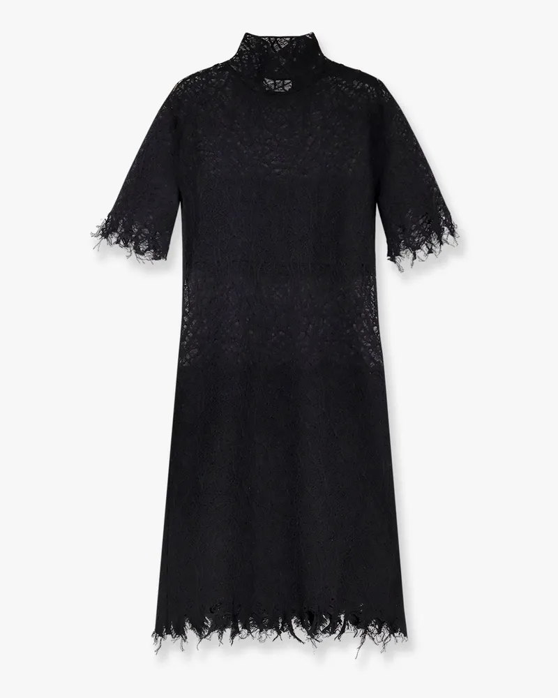 Alexander McQueen Lace dress with cotton inserts and organic silk -  - gender_Woman 