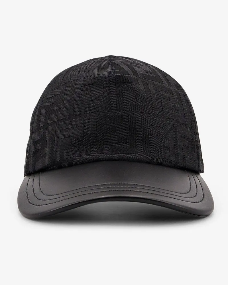 Fendi FF Jacquard nylon baseball hat -  - gender_Man Black