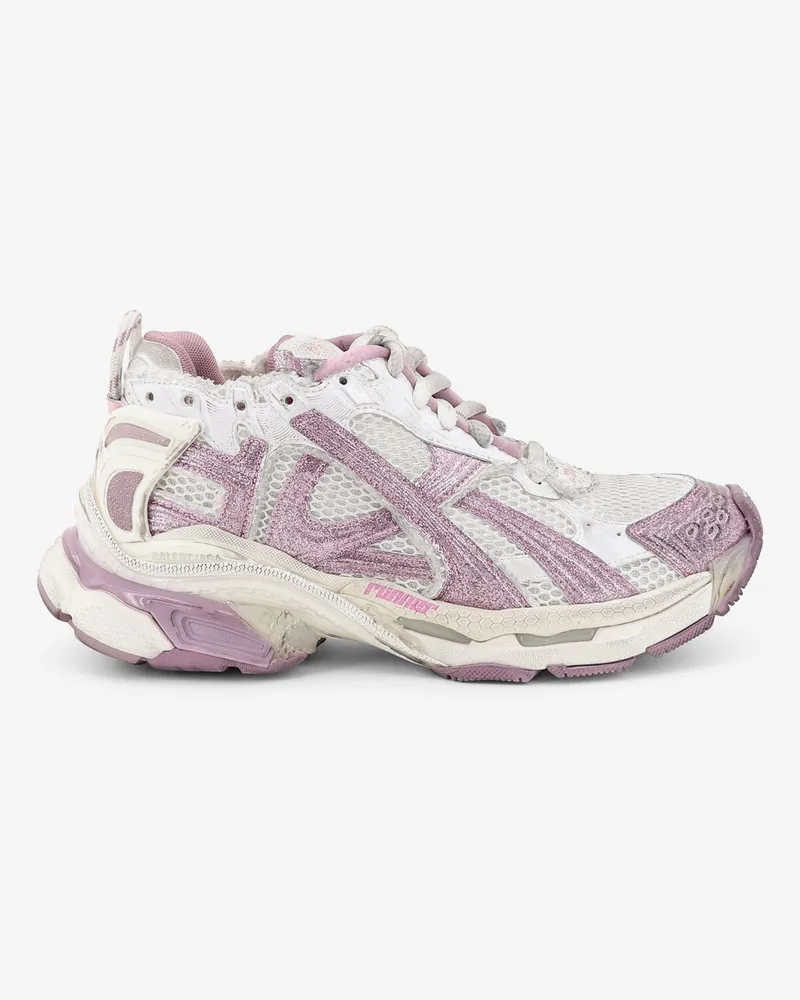 Balenciaga Runner mesh sneakers with glitter inserts -  - gender_Woman Pink