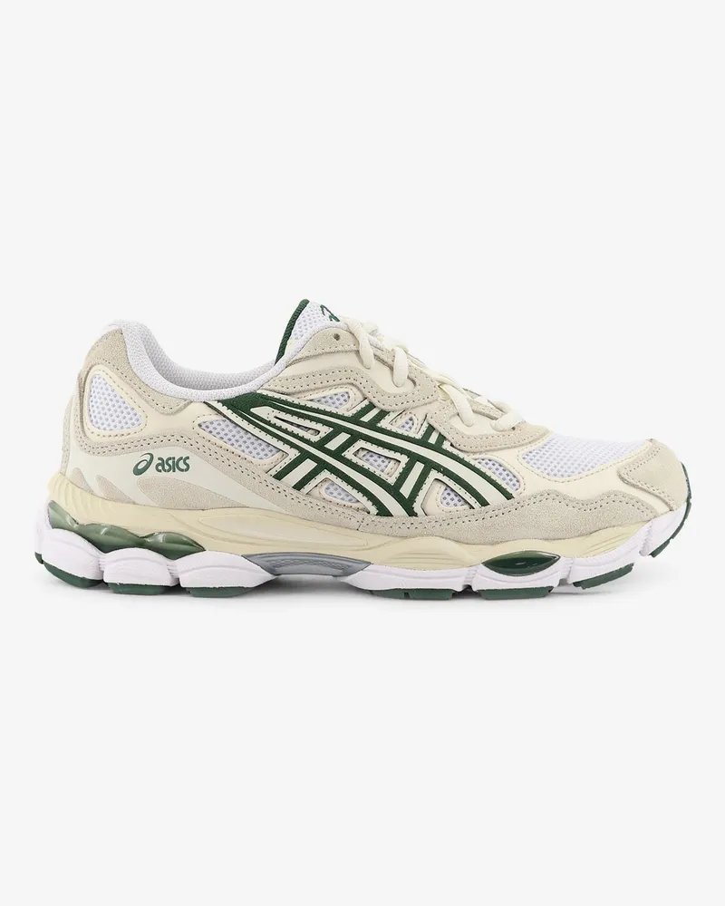 Asics Gel-Nyc mesh and suede sneakers -  - gender_Man White