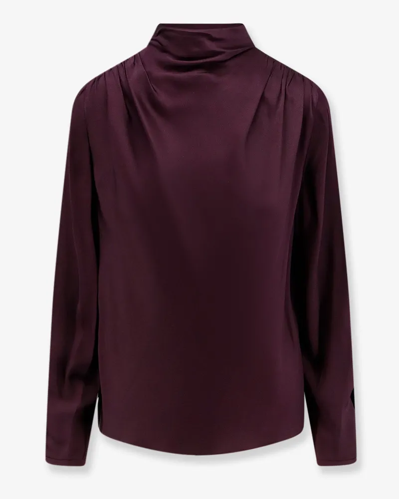 Vince Stretch viscose and silk shirt -  - gender_Woman Purple