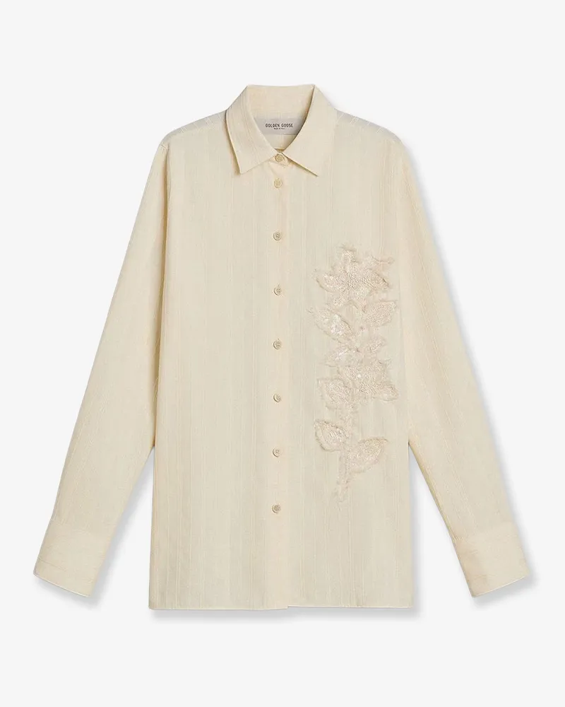 Golden Goose Cotton shirt with sequins -  - gender_Woman White