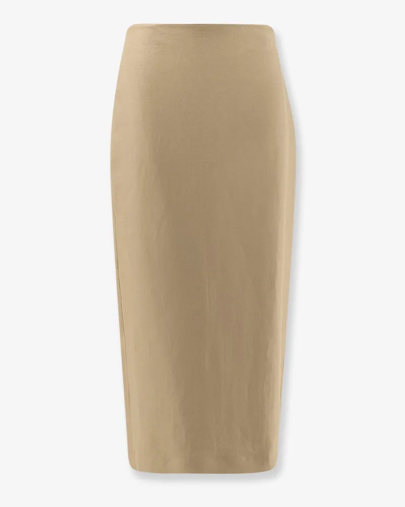 Max Mara Mxsveranda linen midi skirt -  - gender_Woman Beige