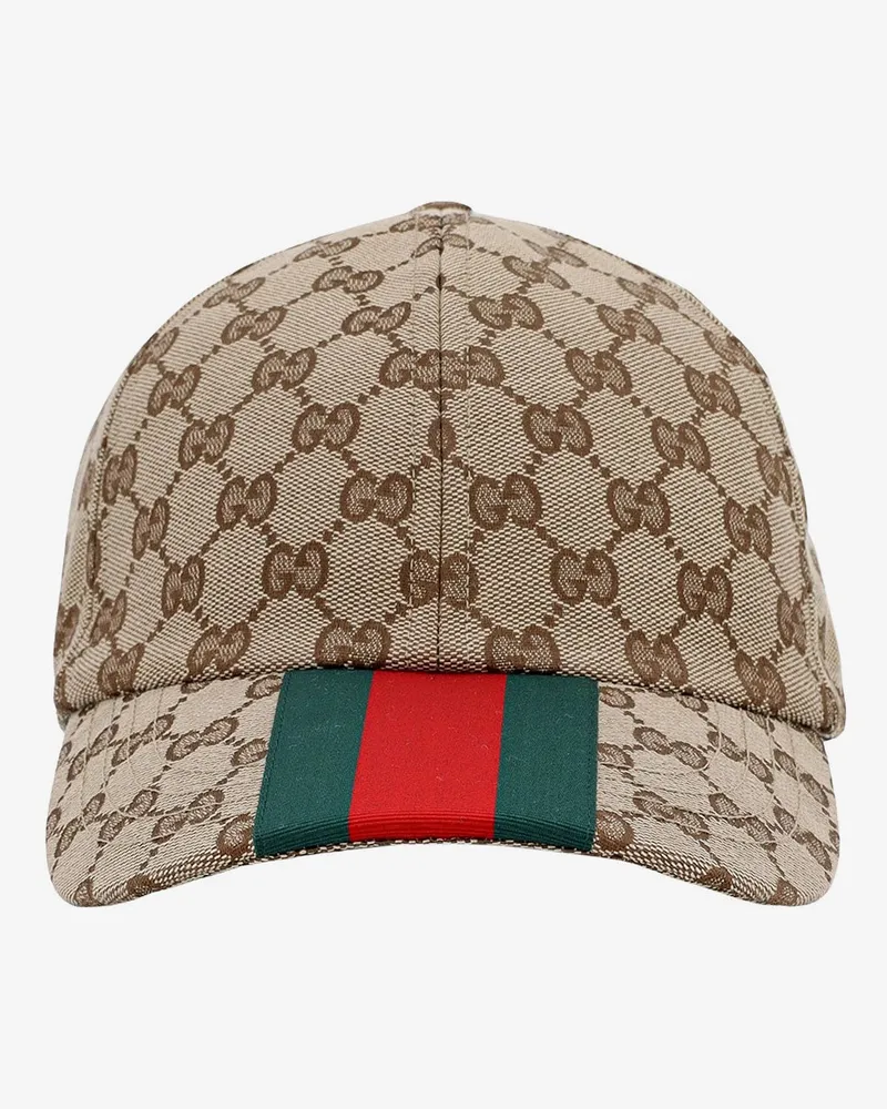 Gucci Supreme GG fabric Baseball hat -  - gender_Man Brown