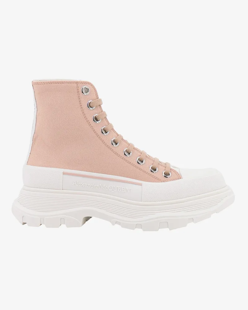 Alexander McQueen Bicolor canvas sneakers -  - gender_Woman Beige