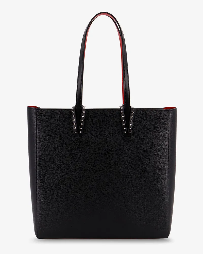 Christian Louboutin Cabata leather shoulder bag with studs -  - gender_Woman Black