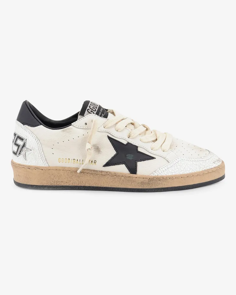 Golden Goose Ball Star leather sneakers -  - gender_Man White