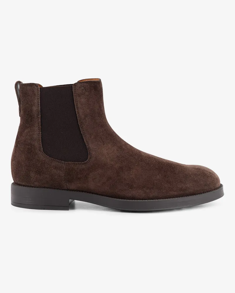 TOD'S Suede Chelsea Boots -  - gender_Man Brown