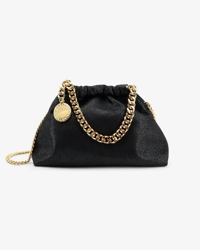 Stella McCartney Falabella Mini Shaggy Deer Crossbody -  - gender_Woman Black