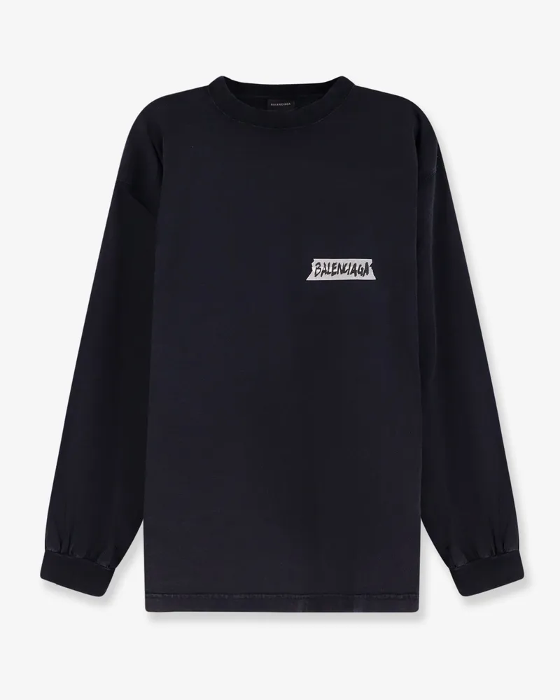 Balenciaga Cotton T-shirt -  - gender_Man Black