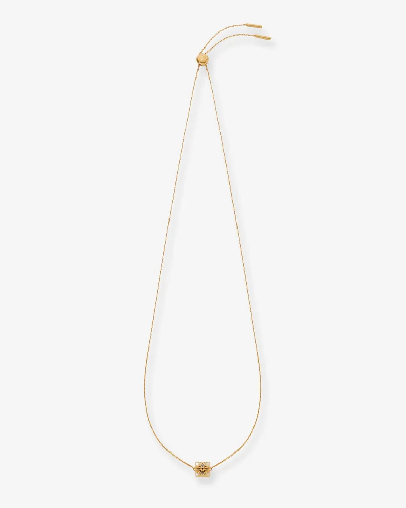 Loewe Bombè Anagram Brass necklace -  - gender_Woman Gold