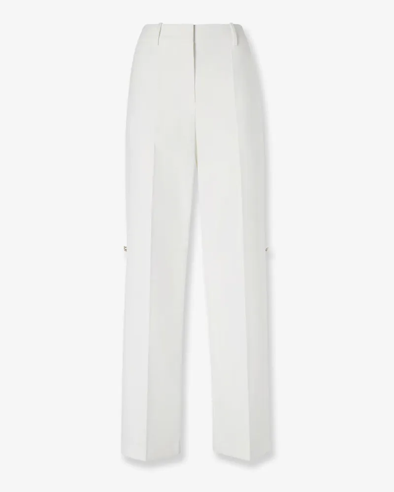 Fendi Technical canvas trousers -  - gender_Woman White