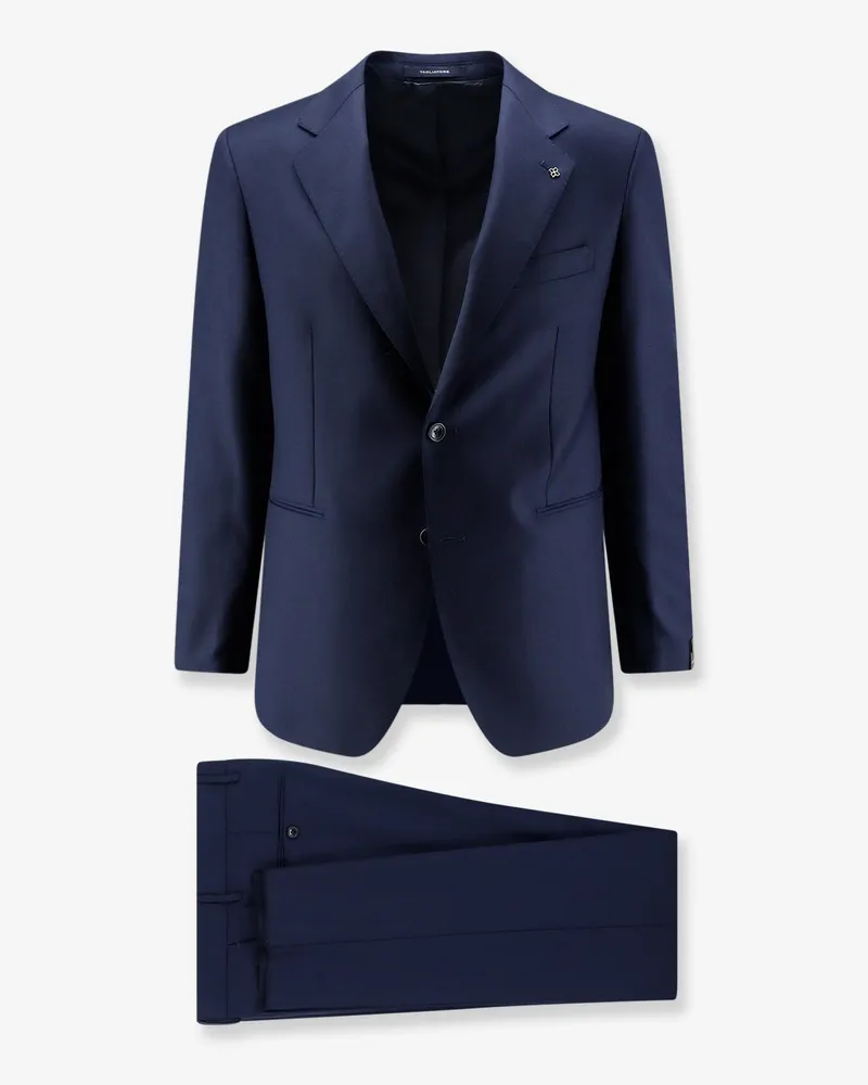 Tagliatore Single-breasted virgin wool suit -  - gender_Man Blue