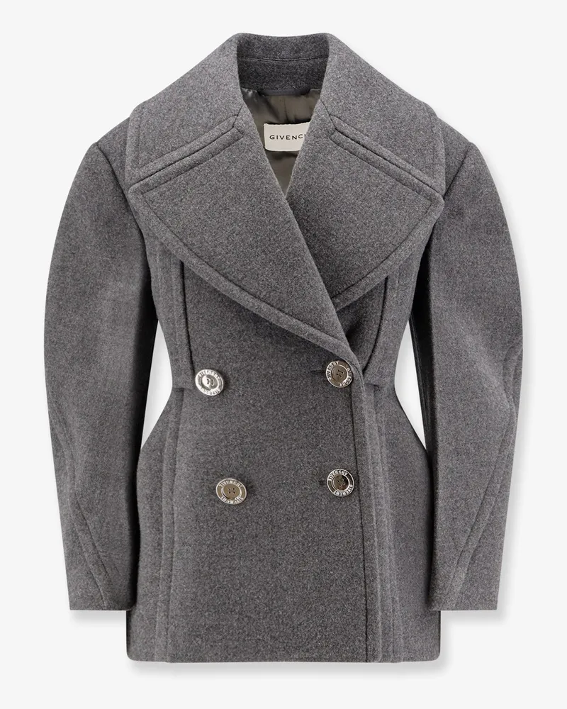 Givenchy Double-breasted wool jacket -  - gender_Woman Grey