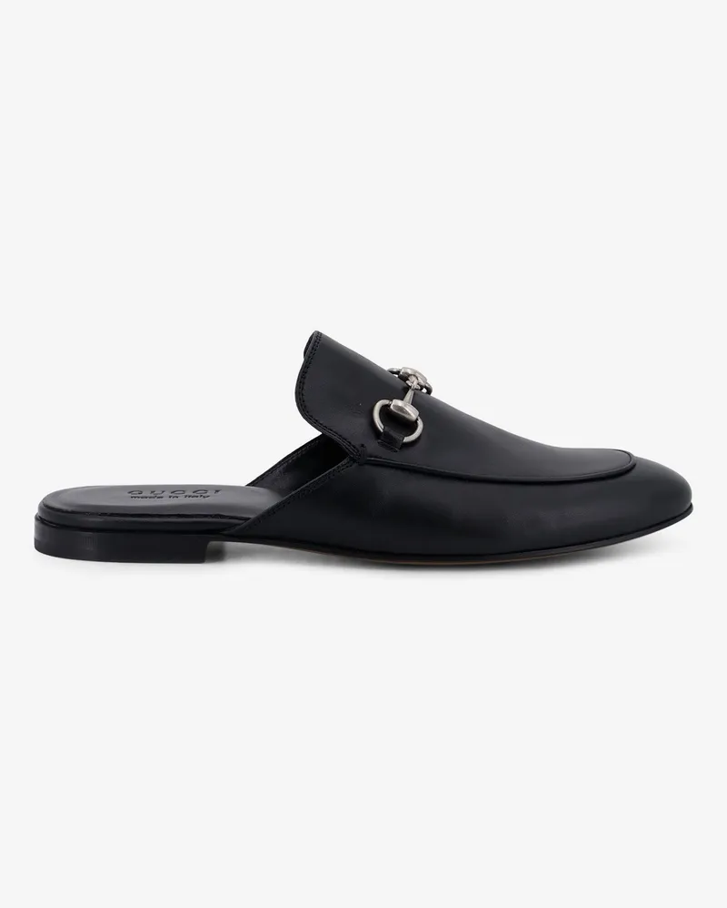 Gucci Leather loafers with metal Horsebit -  - gender_Man Black