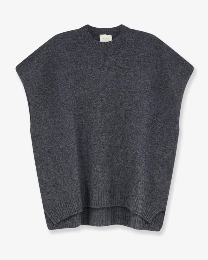 ALYSI Merino wool and cashmere blend sweater -  - gender_Woman Grey