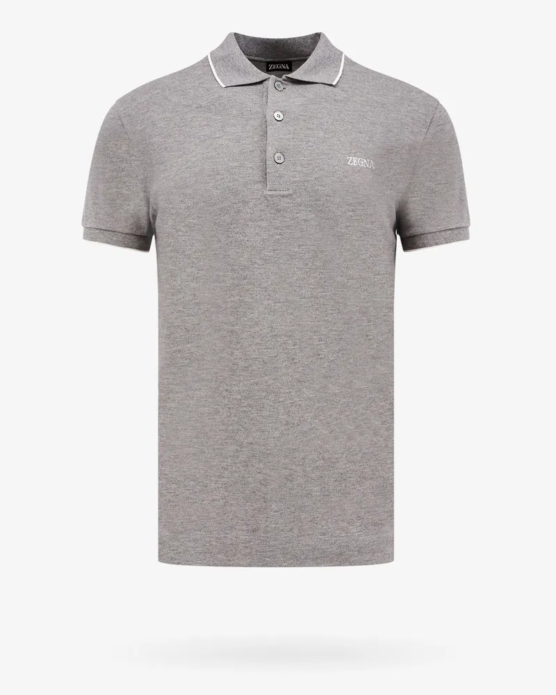 Ermenegildo Zegna POLO SHIRT - - MAN Grey
