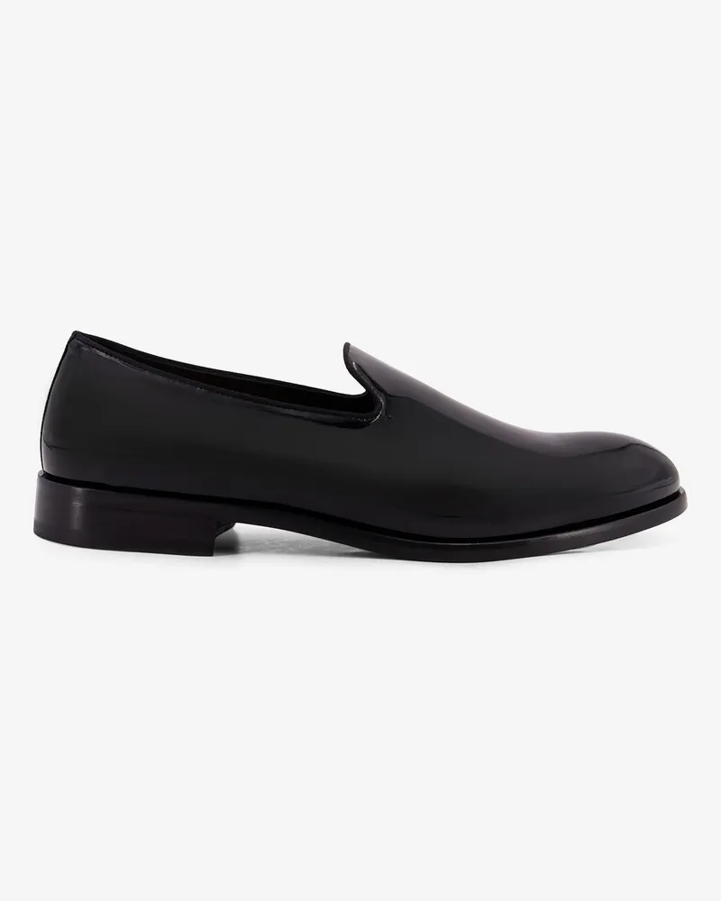 Doucal´s Patent leather loafers -  - gender_Man Black