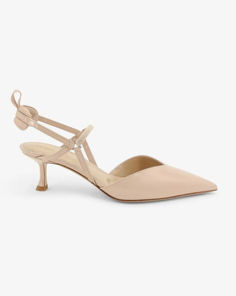Fendi Very Colibrì patent leather pumps -  - gender_Woman Beige