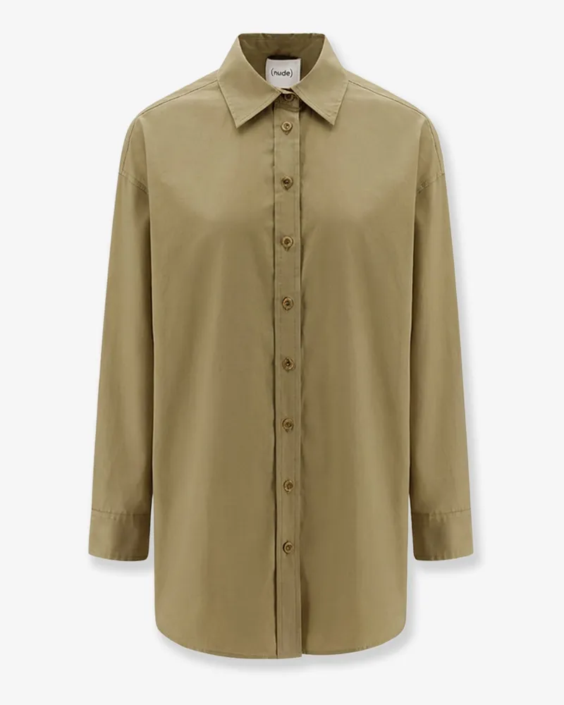 NUDE Cotton shirt -  - gender_Woman Green