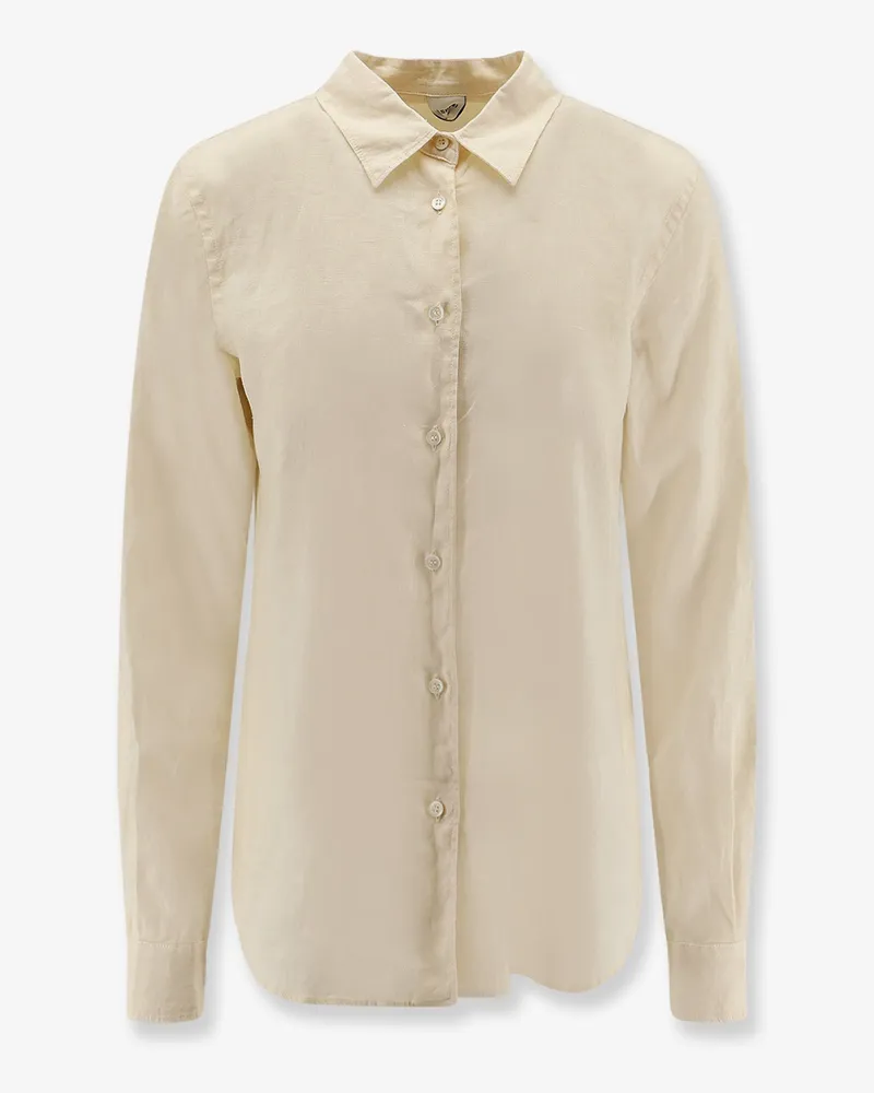ASPESI Vissuto" linen shirt -  - gender_Woman Beige