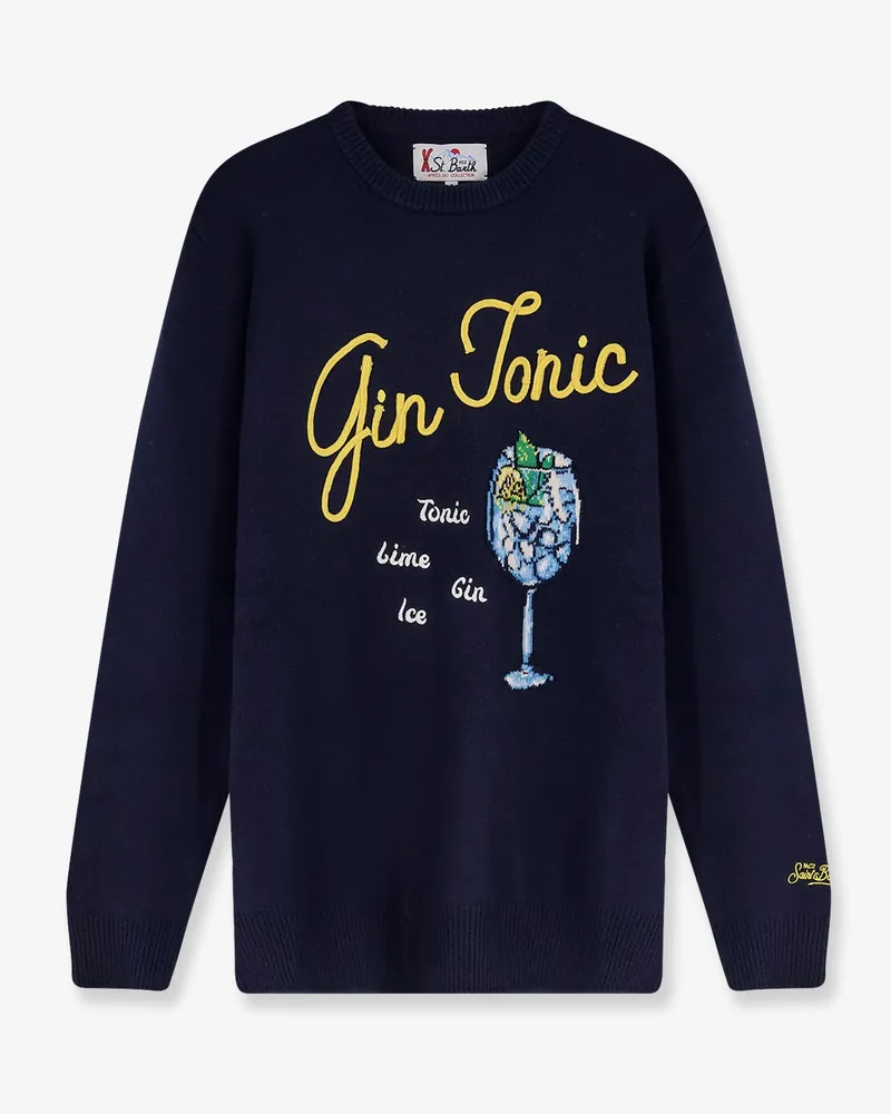 MC2 Saint Barth Heron wool blend sweater -  - gender_Man Blue