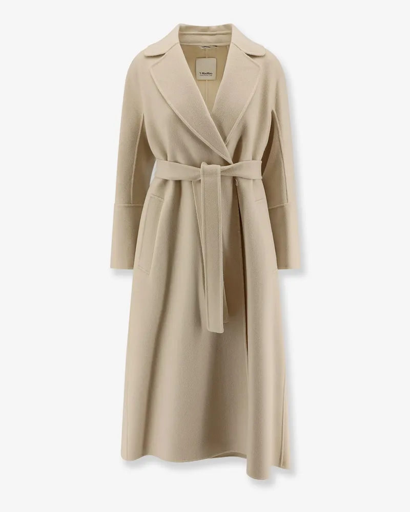Max Mara Smmelisa double face fabric coat -  - gender_Woman White