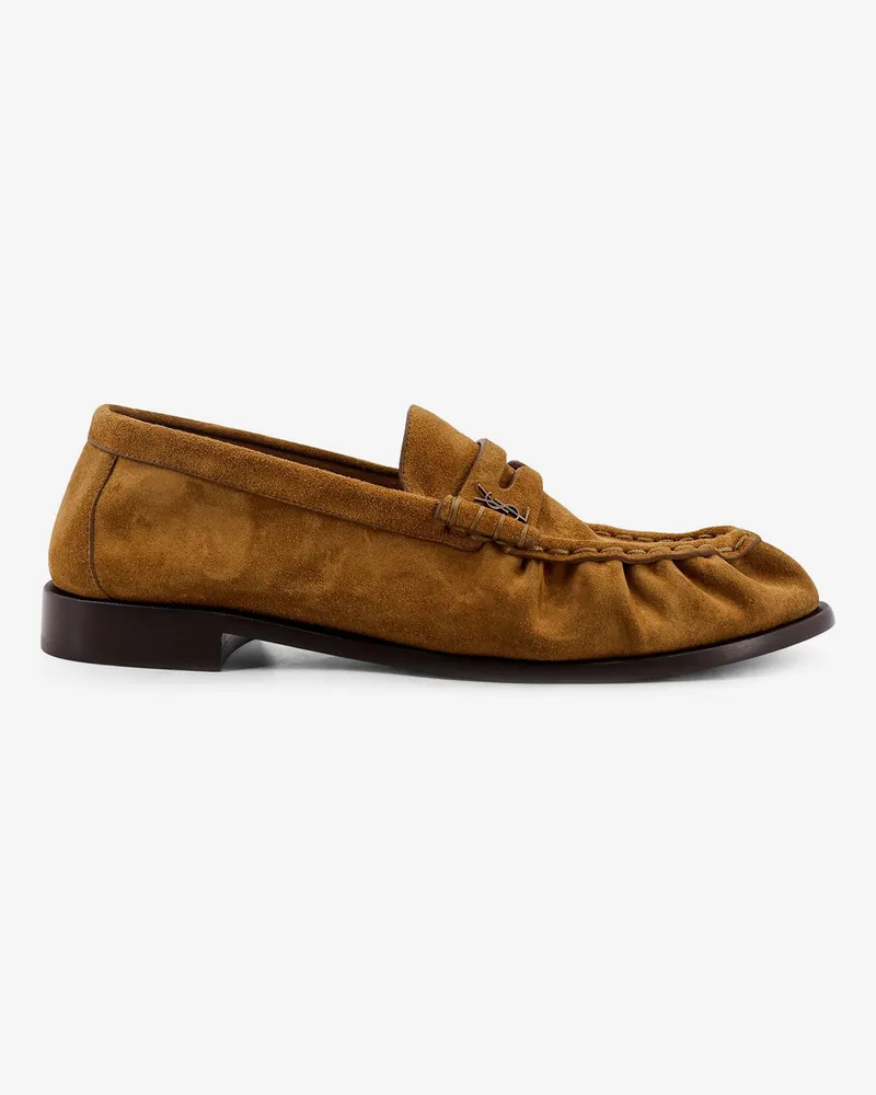 Saint Laurent Le Loafer 15 suede loafer -  - gender_Man Brown