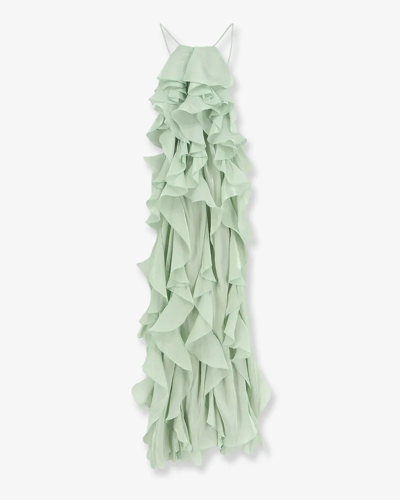 ACTUALEE Long dress with ruffles -  - gender_Woman Green