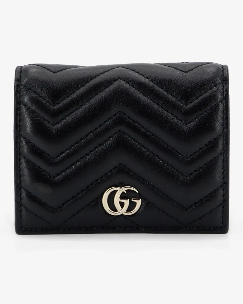Gucci GG Marmont matelassé leather wallet -  - gender_Woman Black
