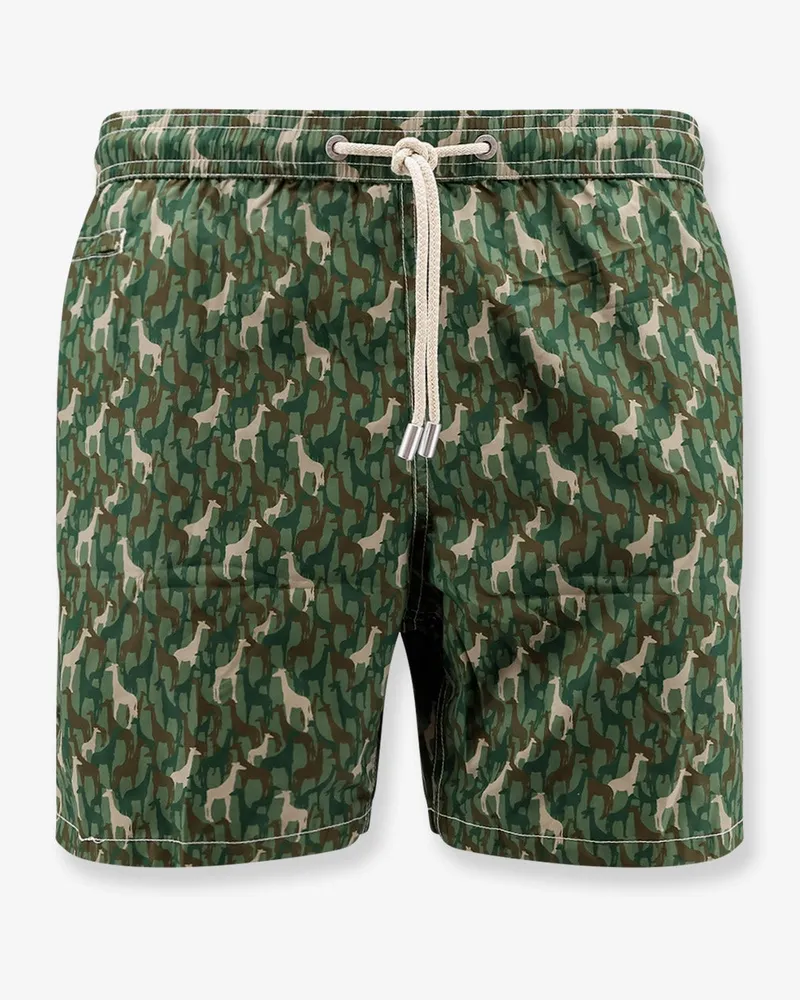 MC2 Saint Barth Lighting Micro Fantasy recycled polyester swim trunks -  - gender_Man Green