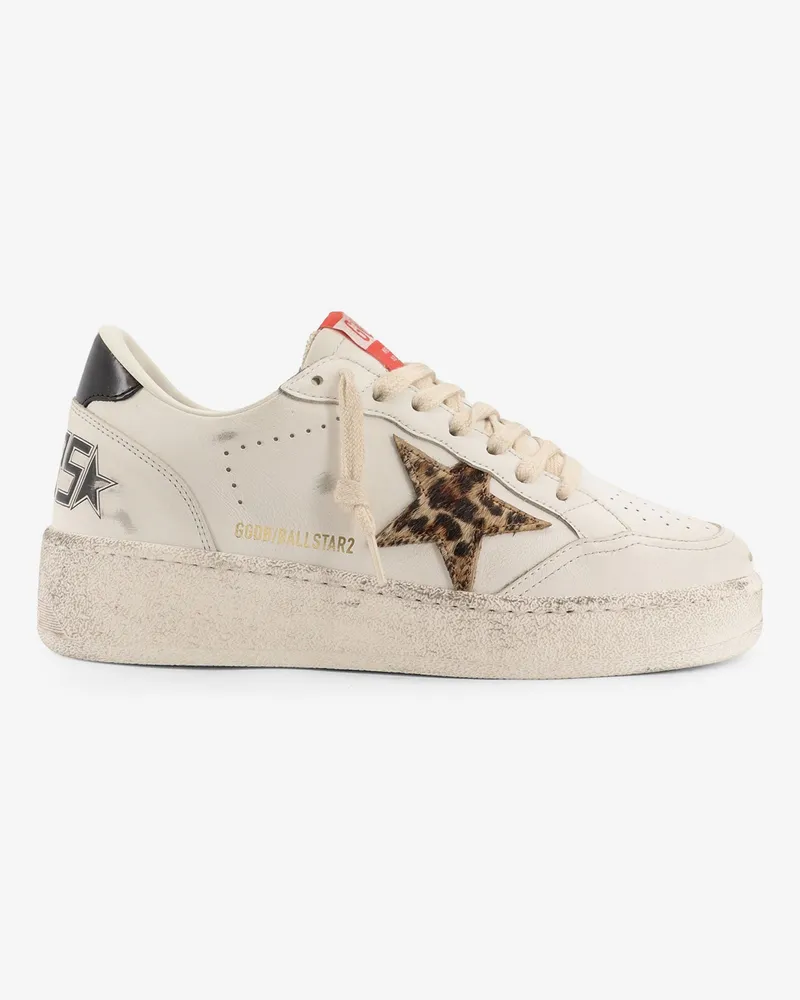 Golden Goose Ball Star 2 leather sneakers -  - gender_Woman White