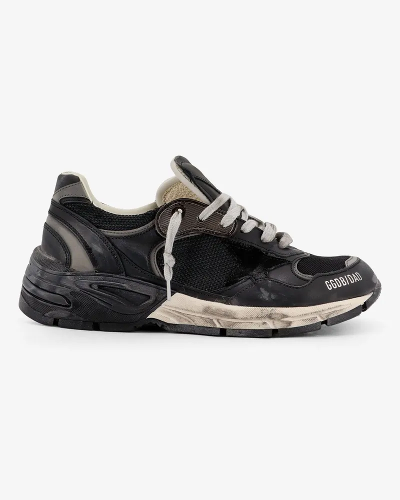 Golden Goose Running Dad New mesh and leather sneakers -  - gender_Man Black