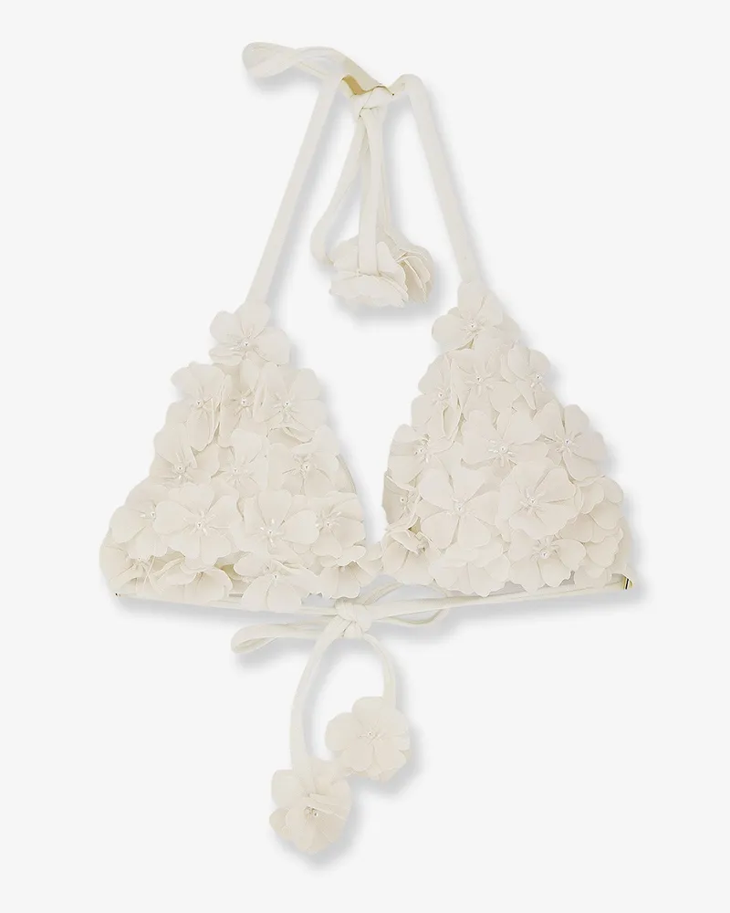 Pat Bo Lycra bikini top -  - gender_Woman White