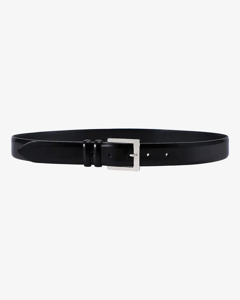 Orciani Shiny leather belt -  - gender_Man Black