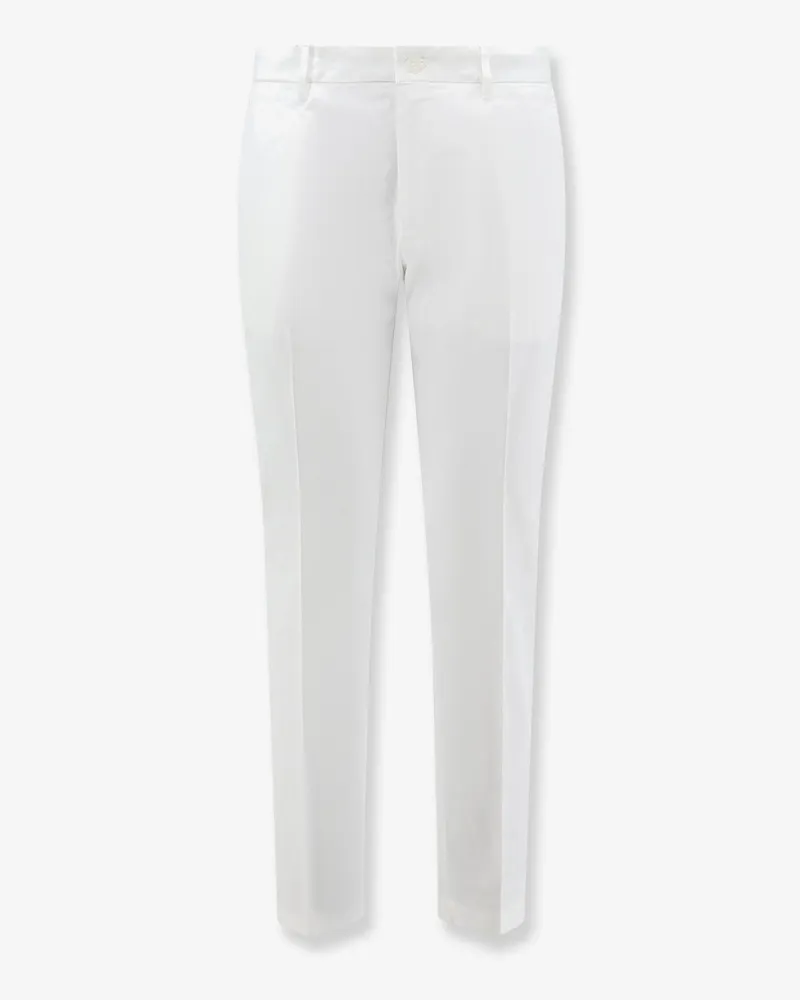 Dolce & Gabbana Stretch cotton trousers -  - gender_Man White