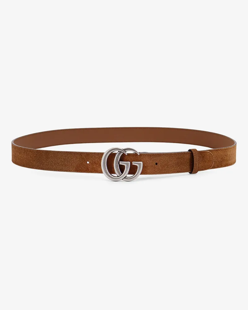 Gucci Suede belt -  - gender_Man Brown