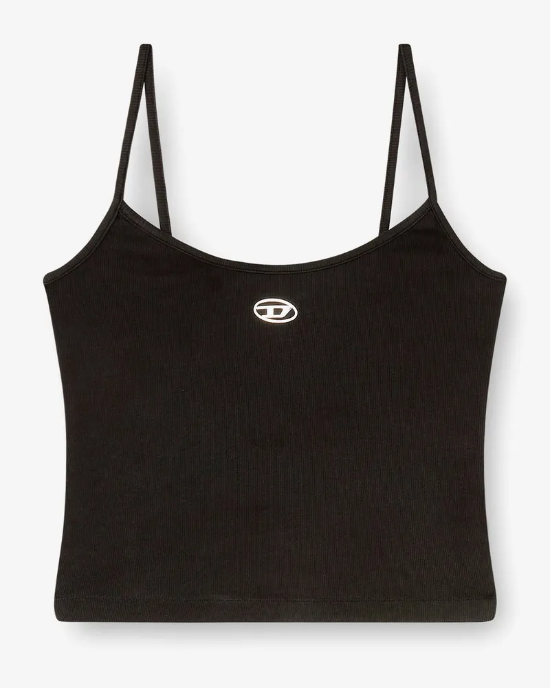 Diesel Cotton tank top -  - gender_Woman Black